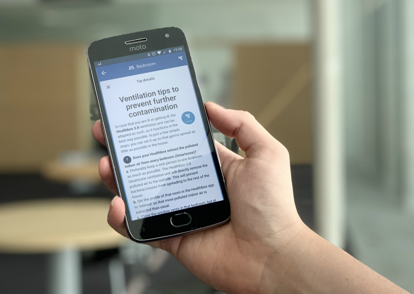 RENSON Healthbox 3.0 app RENSON Healthbox 3.0 app