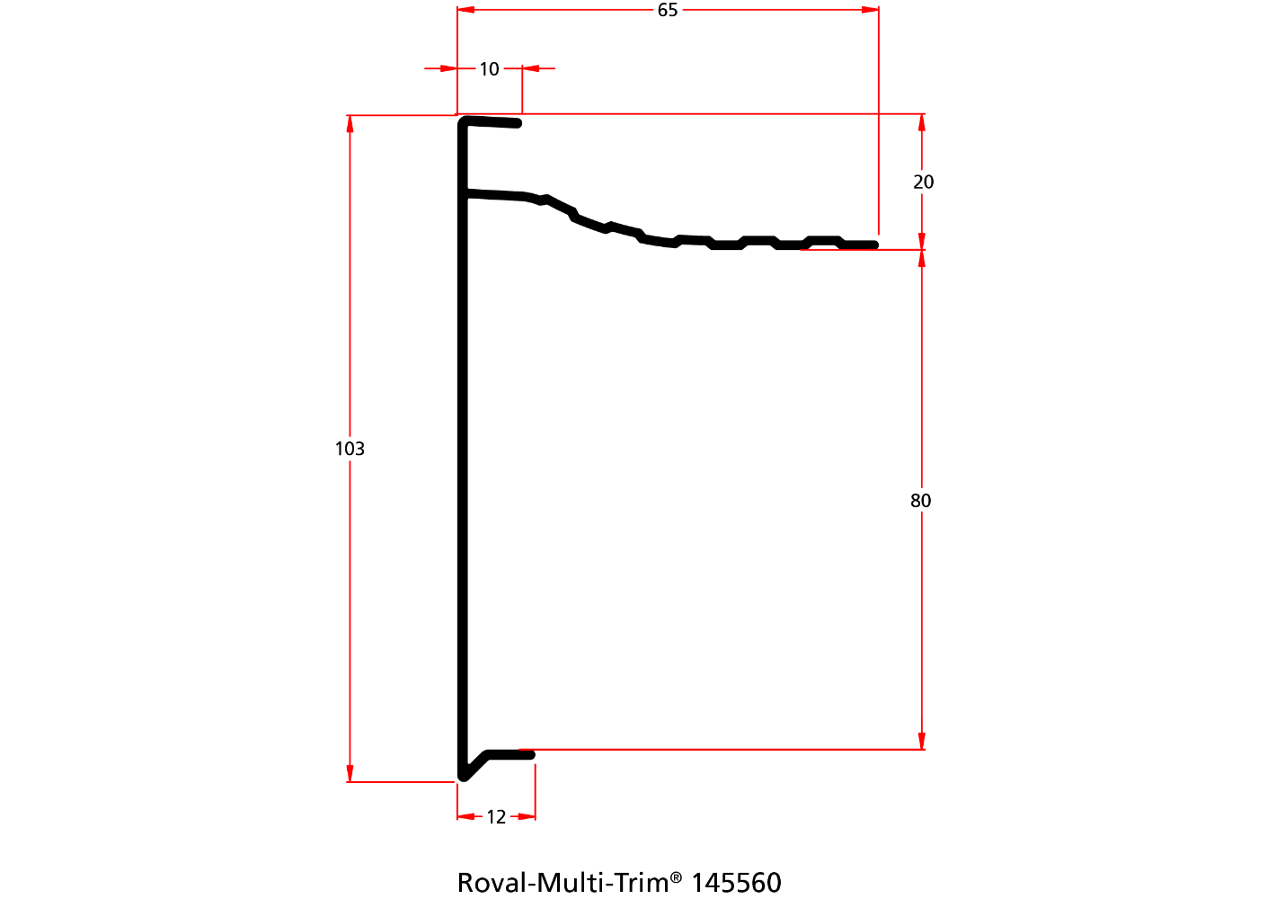 Roval-Multi-Trim® 80 mm 145560