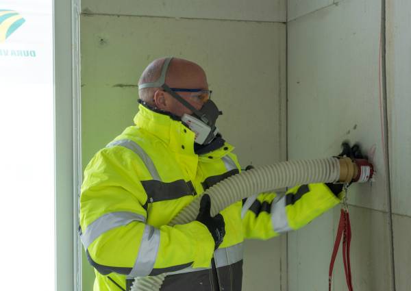 Ruim baan voor volledige vulling spouwmuur met Supafil Cavity XL