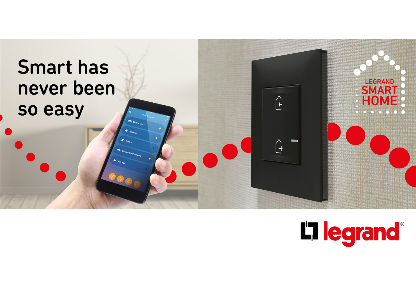 Legrand lanceert nieuw smart home-assortiment Legrand lanceert nieuw smart home-assortiment