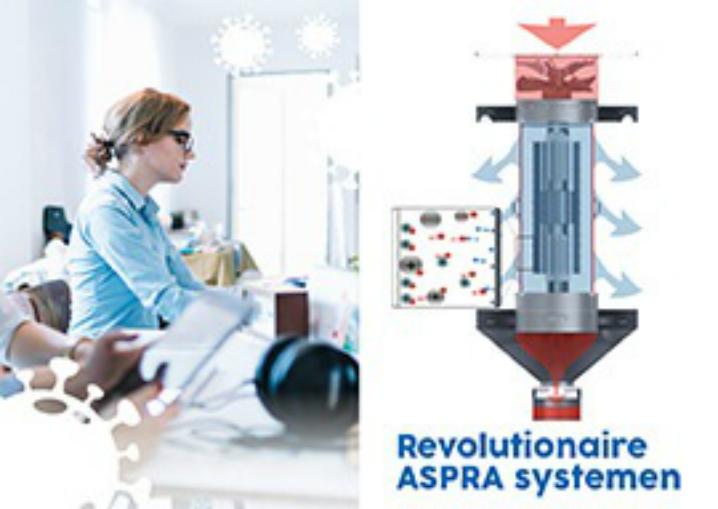 ASPRA systemen voor revolutionaire luchtreiniging ASPRA systemen voor revolutionaire luchtreiniging