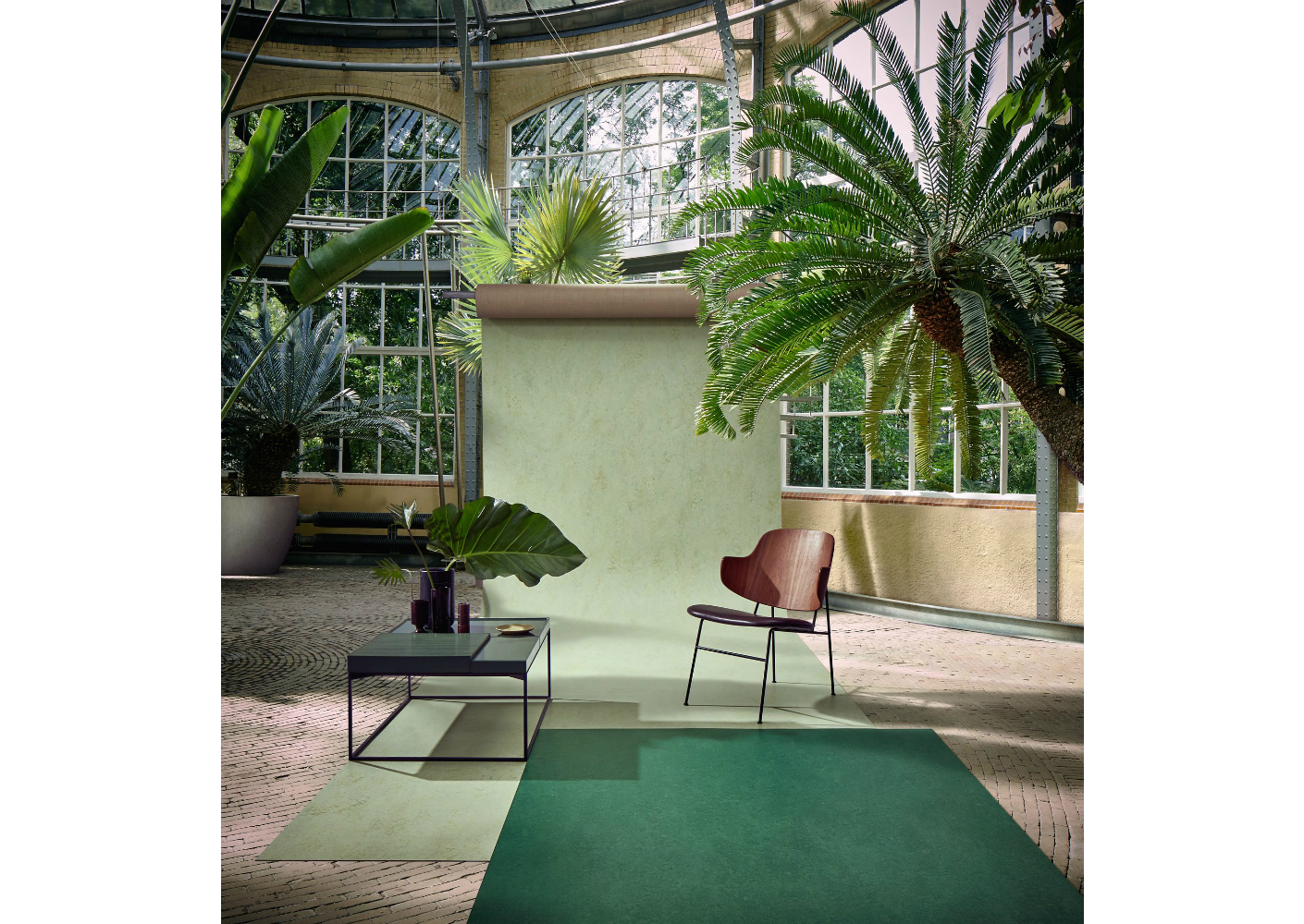 CO2-neutraal geproduceerde Marmoleum Marbled van Forbo Flooring CO2-neutraal geproduceerde Marmoleum Marbled van Forbo Flooring