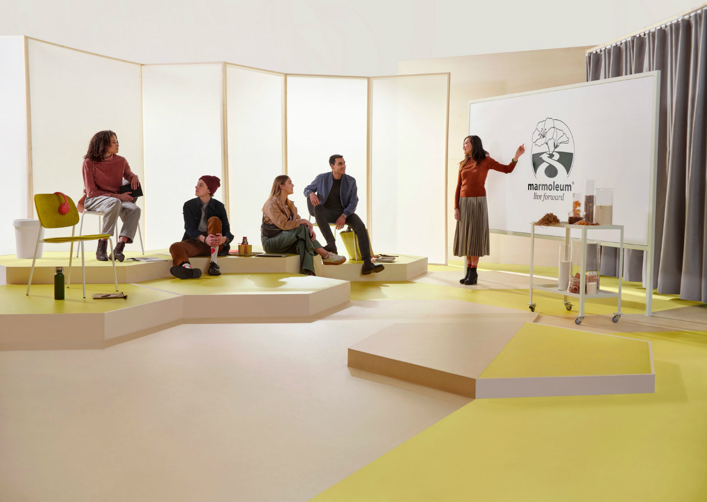 CO2-neutraal geproduceerd Marmoleum van Forbo Flooring CO2-neutraal geproduceerd Marmoleum van Forbo Flooring