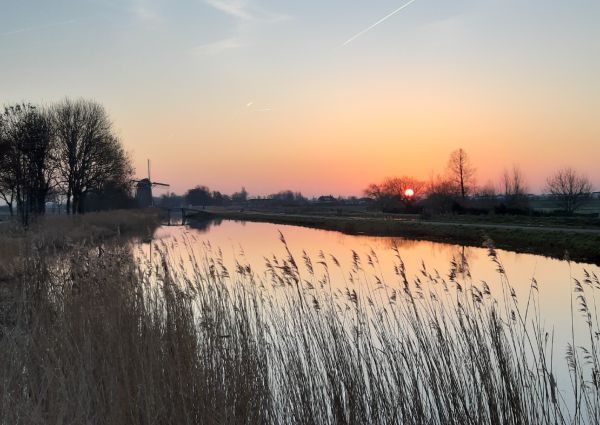 Zonsopgang boven het Groene Hart