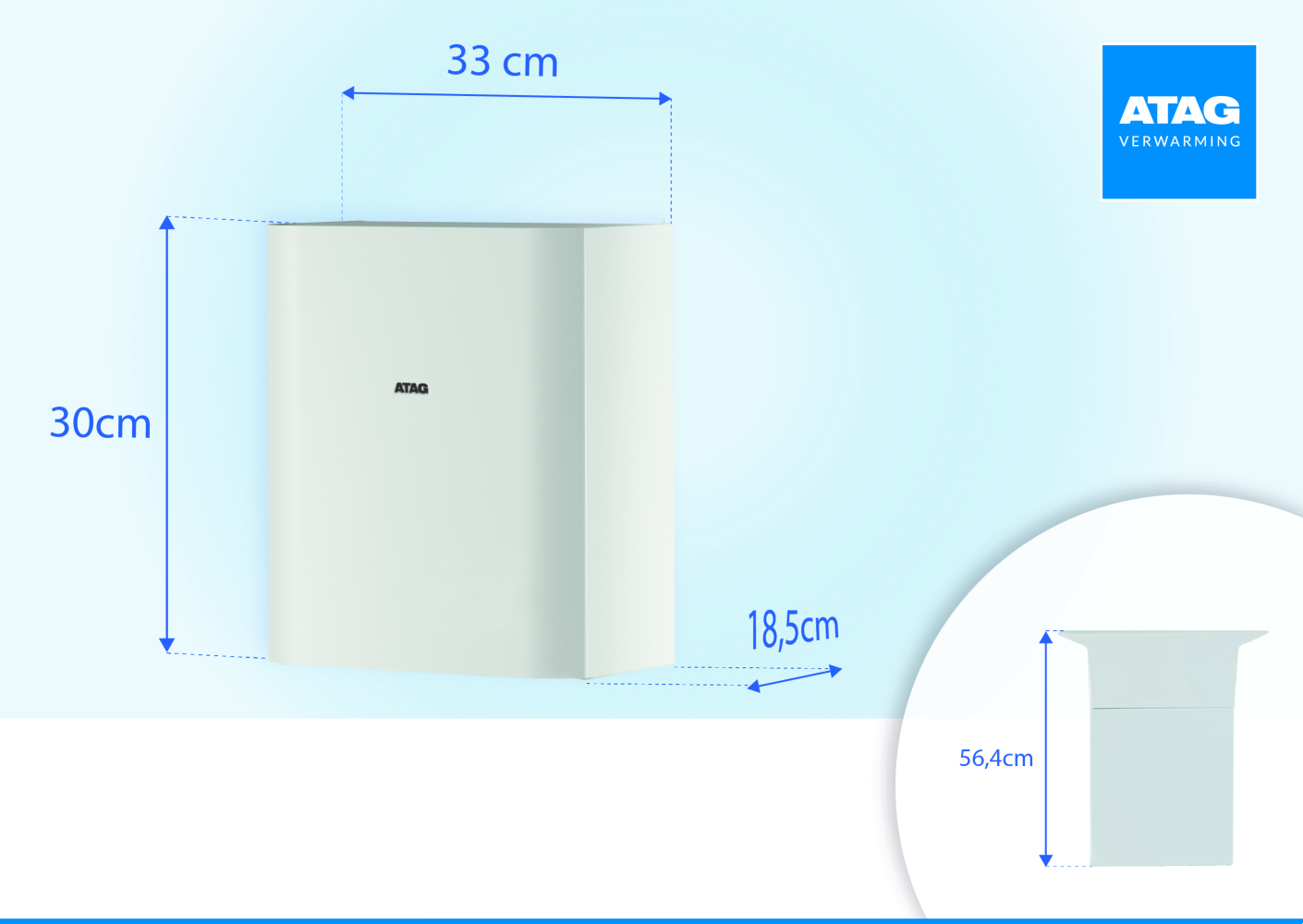 Breed werkingsgebied warmtepomp ATAG Energion M Hybrid Breed werkingsgebied warmtepomp ATAG Energion M Hybrid
