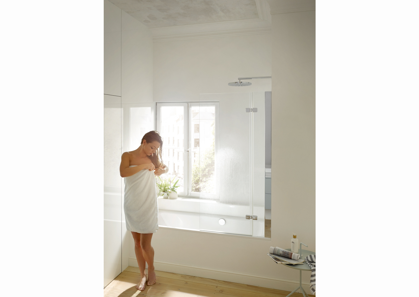 Als bad als douche wordt gebruikt voorkomt BetteAntislip Sense uitglijden en letsel; smoezelige douchematten zijn verleden tijd! Als bad als douche wordt gebruikt voorkomt BetteAntislip Sense uitglijden en letsel; smoezelige douchematten zijn verleden tijd!