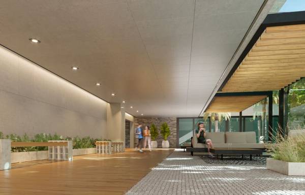 Hunter Douglas Architectural Nederland | NBD Nederlandse Bouwdocumentatie Concrete Veneer akoestisch plafond en wandbekleding - waar beton en perfecte akoestiek samenkomen