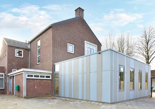 Cembrit: speelse gevelplaten met kleurrijke patronen