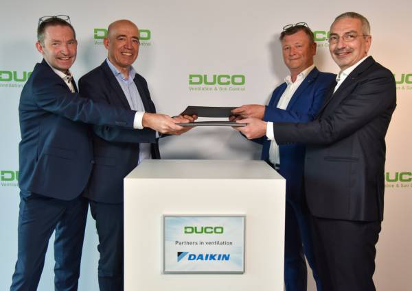 DUCO bundelt krachten met DAIKIN voor internationale expansie