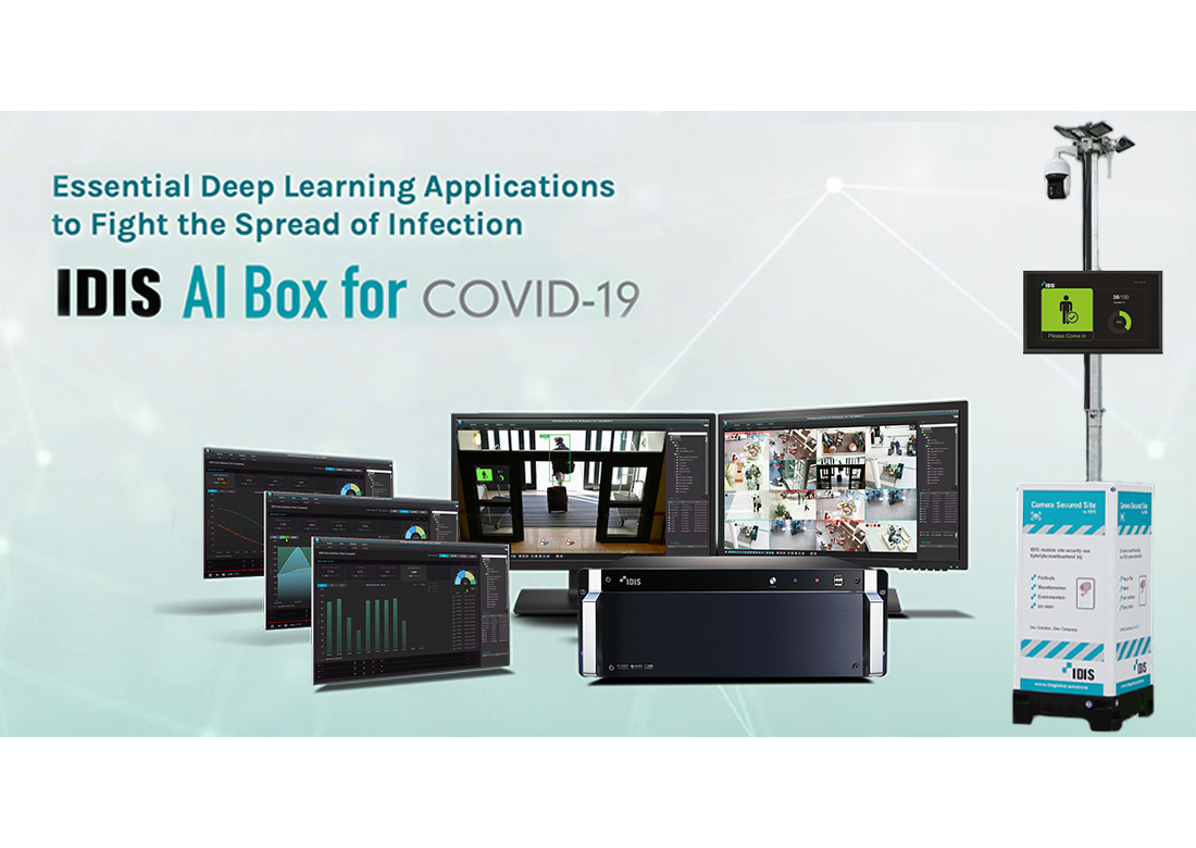 IDIS AI Box for Covid en IDIS Camera Secured Site (CSS) - de oplossing voor het reguleren van bezoekersaantallen bij doorstroomevenementen IDIS AI Box for Covid en IDIS Camera Secured Site (CSS) - de oplossing voor het reguleren van bezoekersaantallen bij doorstroomevenementen