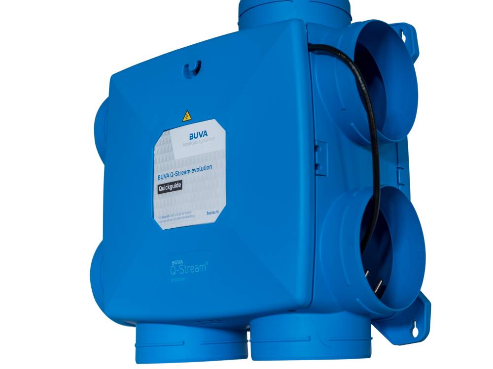 BUVA Q-Stream Evolution woonhuisventilator BUVA Q-Stream Evolution woonhuisventilator