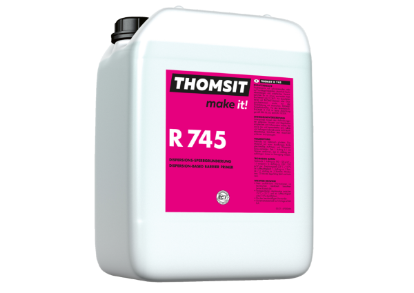 Optimale power bij het voorstrijken met THOMSIT R 745 Dispersie-vochtscherm