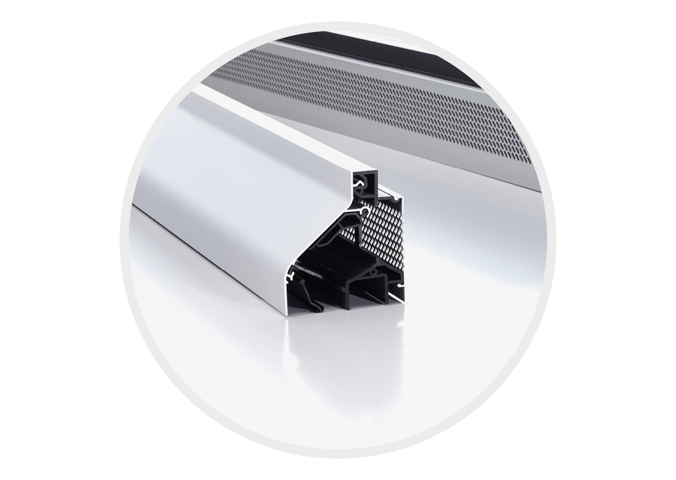 Belned ventilatieroosters Profiel rooster met driehoekige opening