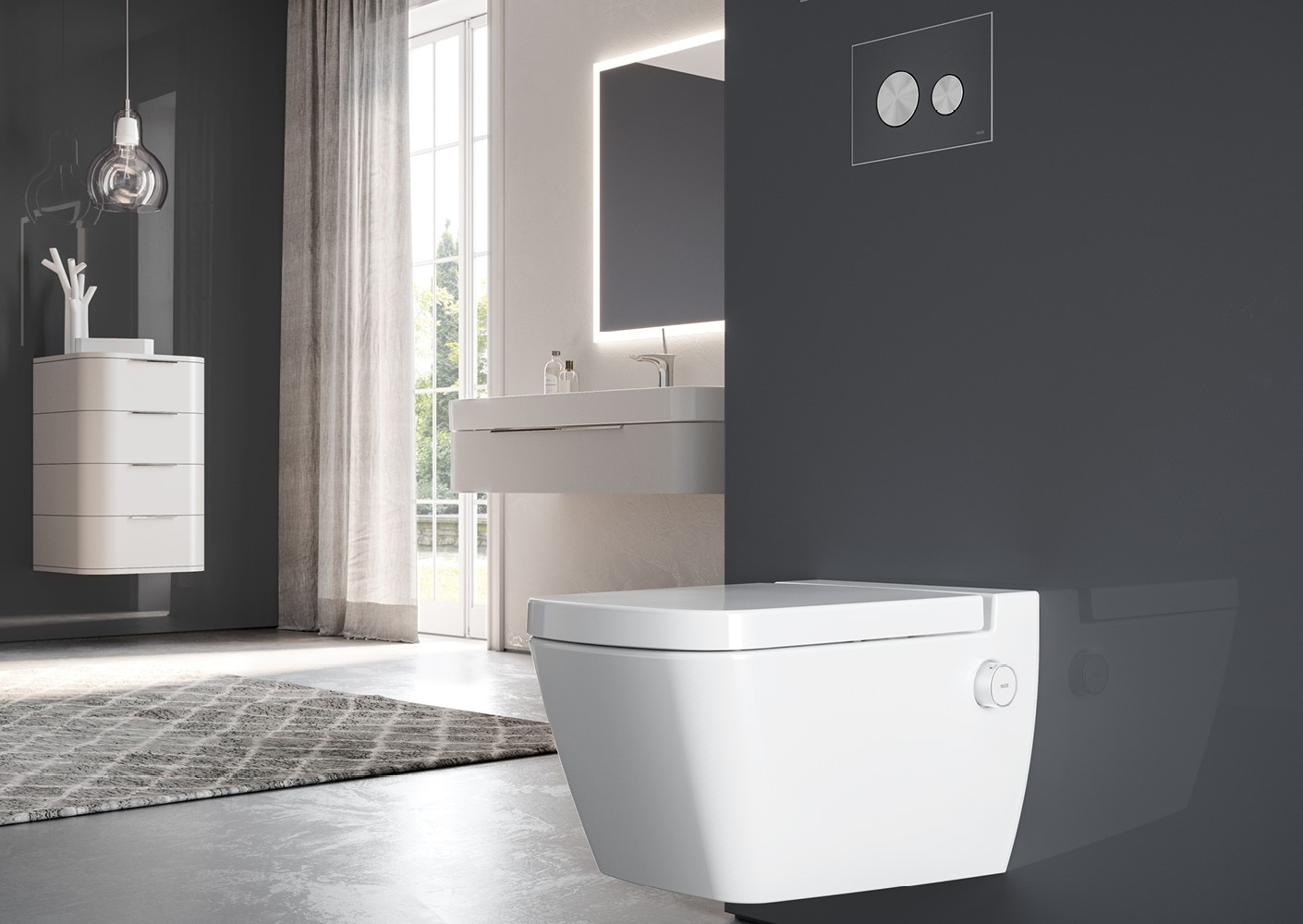 Verfrissend en hygiënisch: de douche-wc TECEone Verfrissend en hygiënisch: de douche-wc TECEone