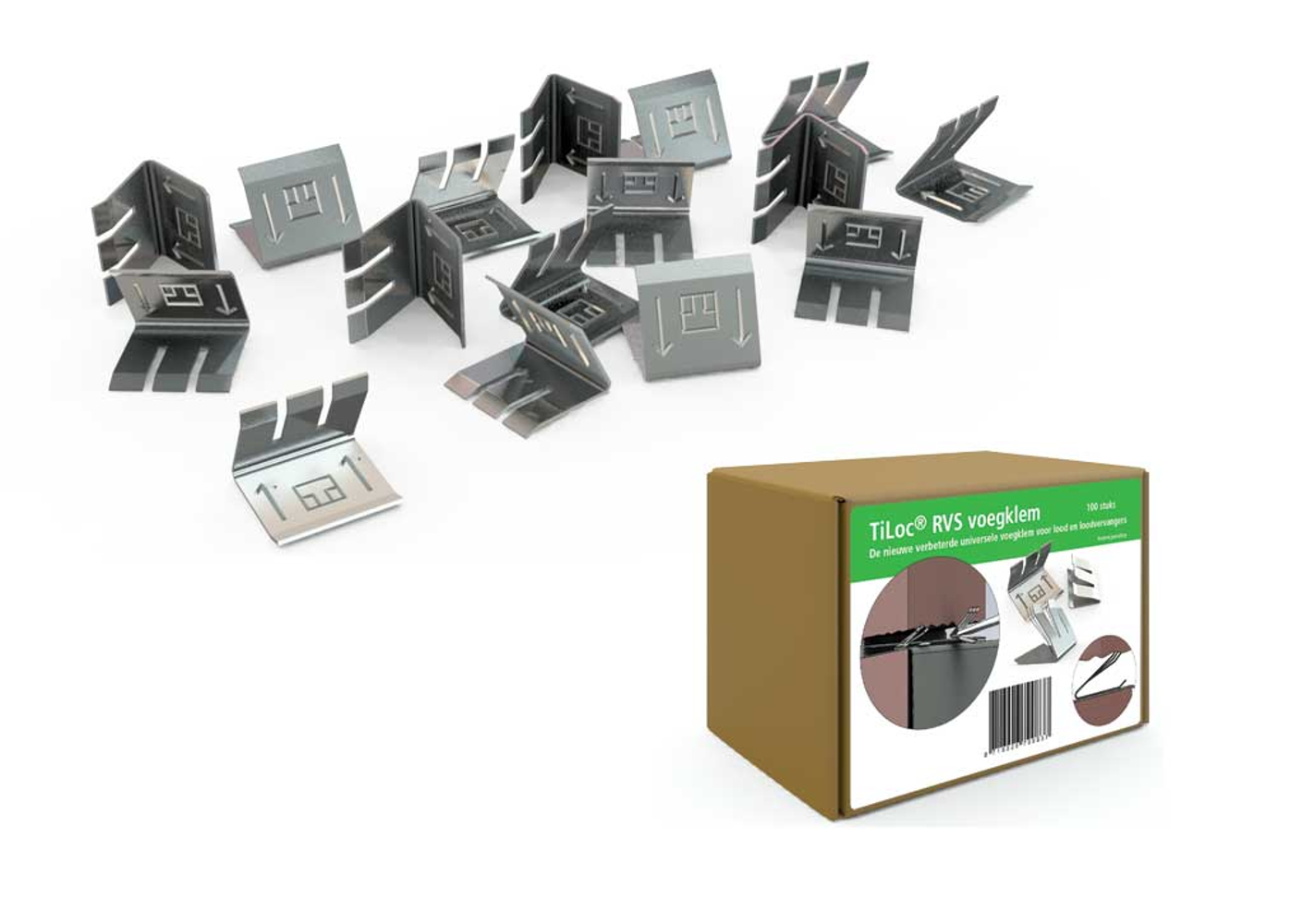Snel en stabiel fixeren met TiLoc® en TiLoc-S® RVS voegklem Snel en stabiel fixeren met TiLoc® en TiLoc-S® RVS voegklem