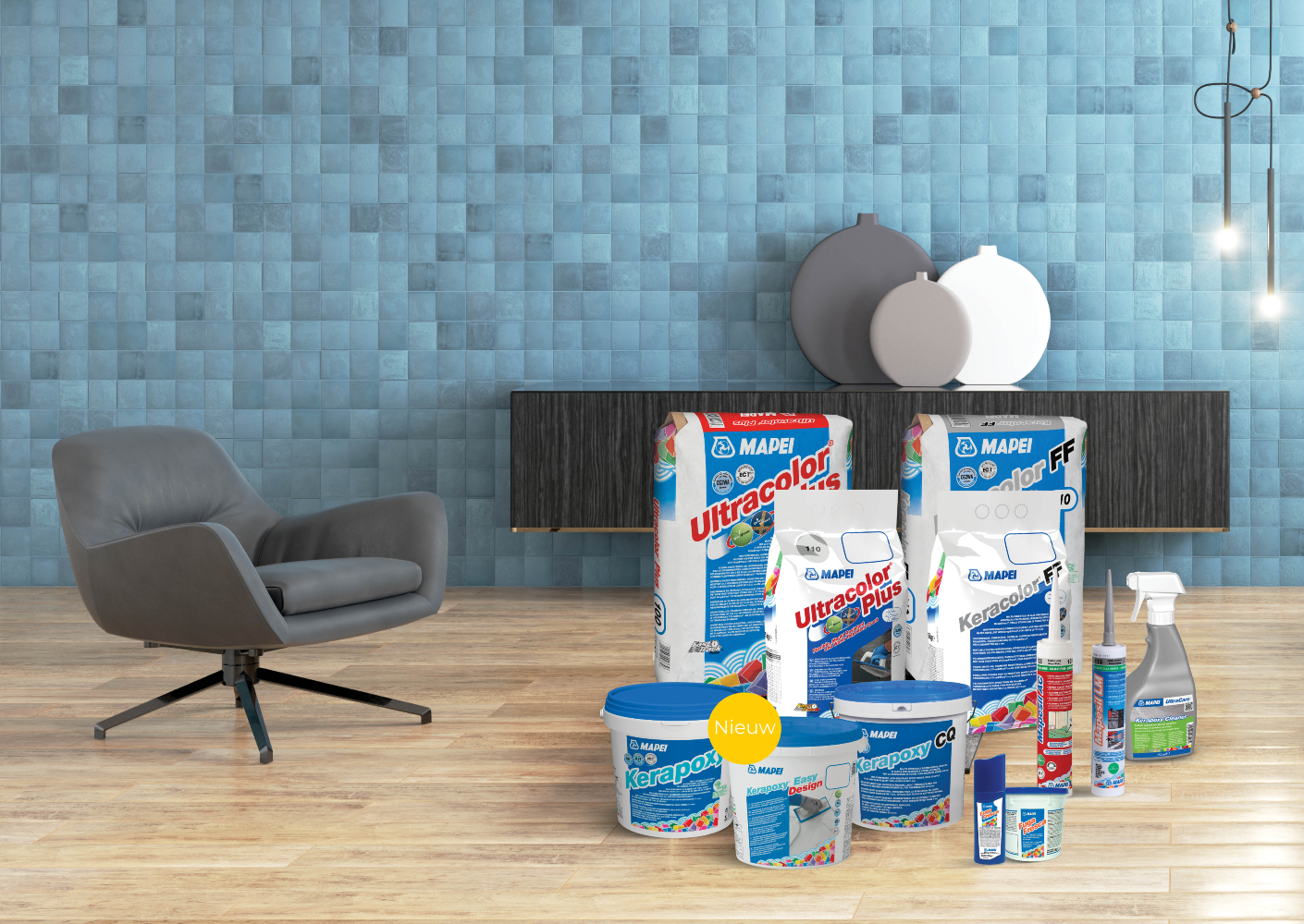 Mapei vernieuwt assortiment voegen en kitten Mapei vernieuwt assortiment voegen en kitten