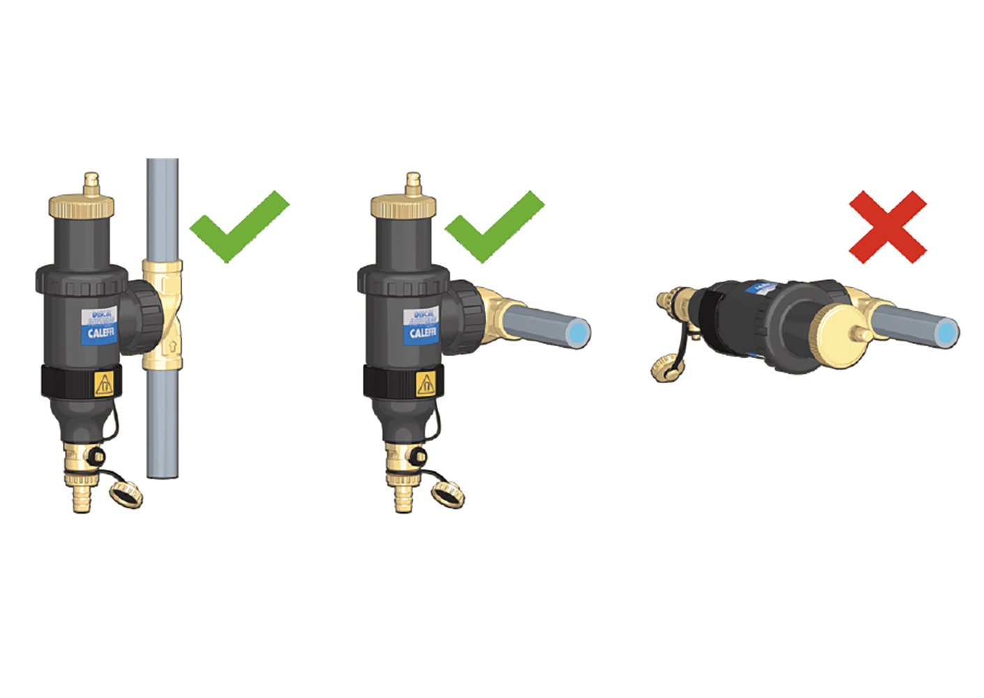 Verruiming van het assortiment lucht- en vuilafscheiders bij Caleffi Verruiming van het assortiment lucht- en vuilafscheiders bij Caleffi