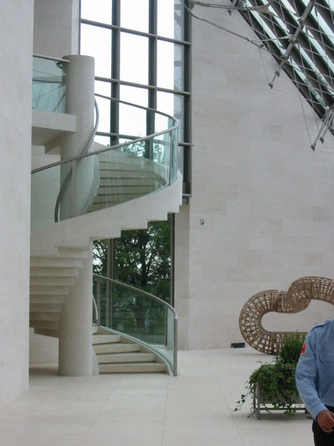 Safety Level glasbalustrades - TransLevelOne - Project Musee d'Art Luxembourg te Luxemburg
