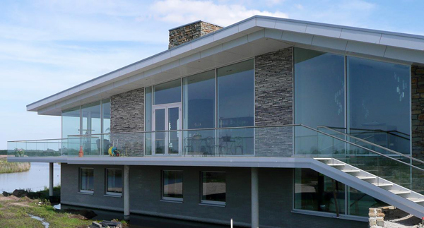 Safety Level glasbalustrades - TransLevelOne - Woning Blauwestad