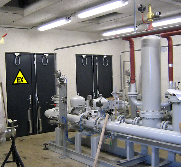 Merford ATEX deur voor gasexplosie- en stofexplosie omgevingen - gasstation