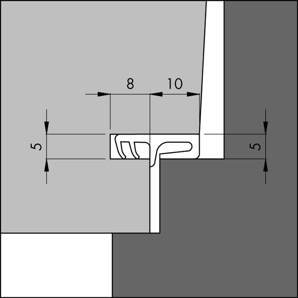 Kaderdichtingen voor ramen en deuren Type 4450AC
