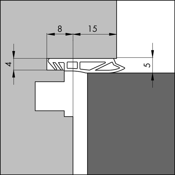 Kaderdichtingen voor ramen en deuren Type 8440ACB