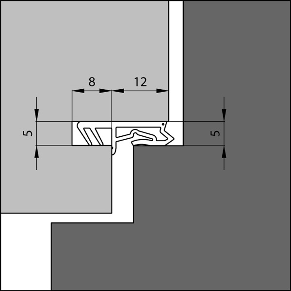 Kaderdichtingen voor ramen en deuren Type SCF1201