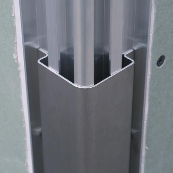 Drytex® CORN1-E - afwerkprofiel (gemonteerd op CORN1-A) Drytex® CORN1-E - afwerkprofiel (gemonteerd op CORN1-A)