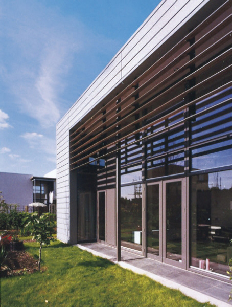 RHEINZINK, zinken gevel, Villa, Empel (horizontaal paneel) RHEINZINK, zinken gevel, Villa, Empel (horizontaal paneel)