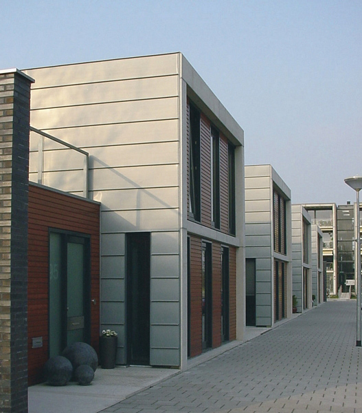 Woningbouw Fruittuinen, Hoofddorp (felsgevelbekleding) Woningbouw Fruittuinen, Hoofddorp (felsgevelbekleding)