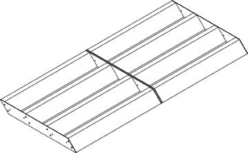 Architecturale zonwering DucoSun Linear tussenliggend