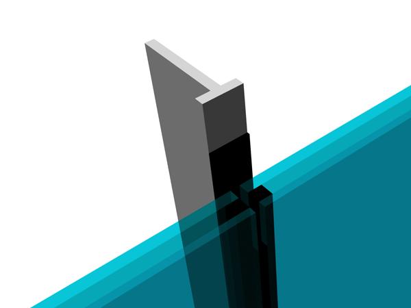 BRS T-profiel voor structurele beglazing BRS T-profiel voor structurele beglazing