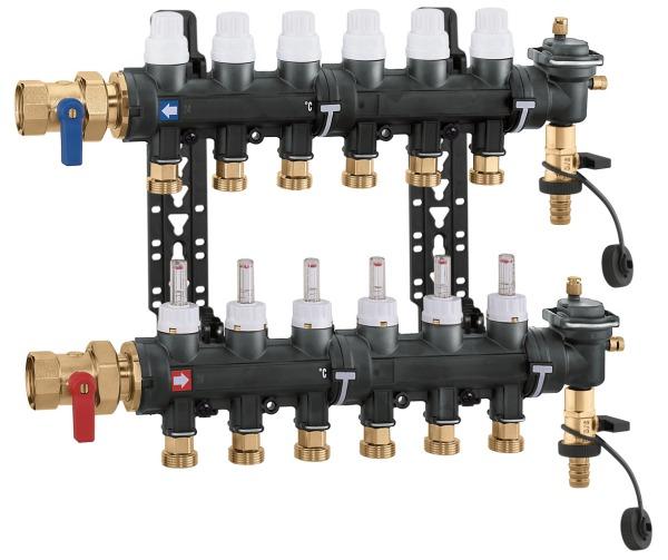Caleffi kunststof verdeler serie 671 6f1 Caleffi kunststof verdeler serie 671 6f1