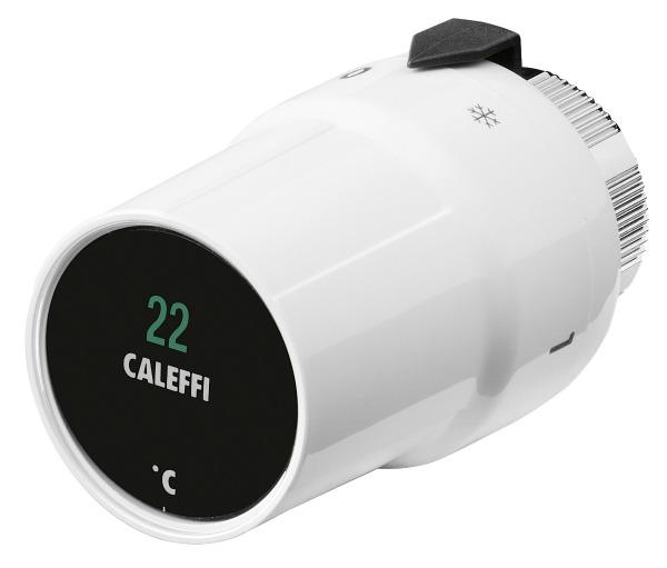 Caleffi thermostaatkop met lcd weergave temperatuur 202000 scatola