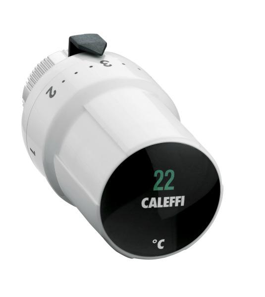 Caleffi thermostaatkop met lcd weergave temperatuur 202000 term Caleffi thermostaatkop met lcd weergave temperatuur 202000 term