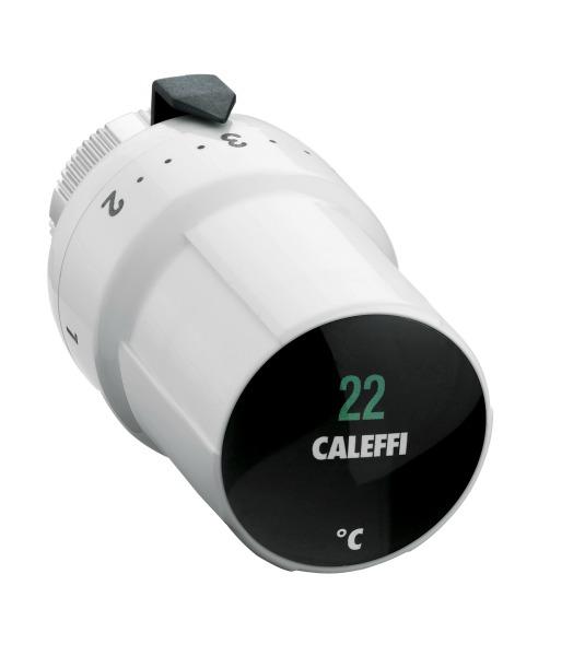 Caleffi thermostaatkop met lcd weergave temperatuur 202000 term