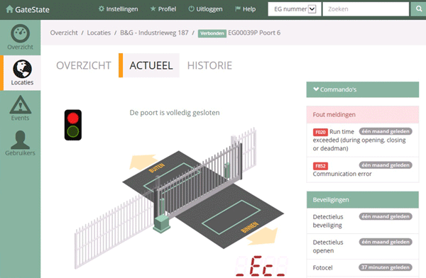 B&G Hekwerk Codia scherm B&G Hekwerk Codia scherm