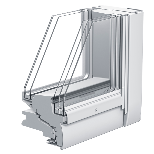 Doorsnede VELUX Passiefhuis dakraam Doorsnede VELUX Passiefhuis dakraam