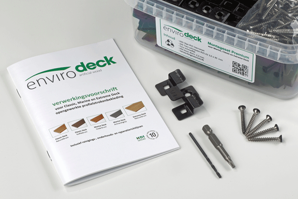 Fiberplast Envirodeck montageset Fiberplast Envirodeck montageset