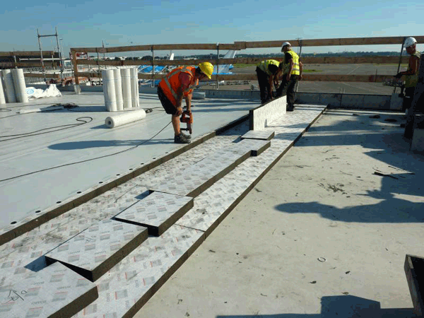 FOAMGLAS® cellulair glas isolatie Schiphol FOAMGLAS® cellulair glas isolatie Schiphol