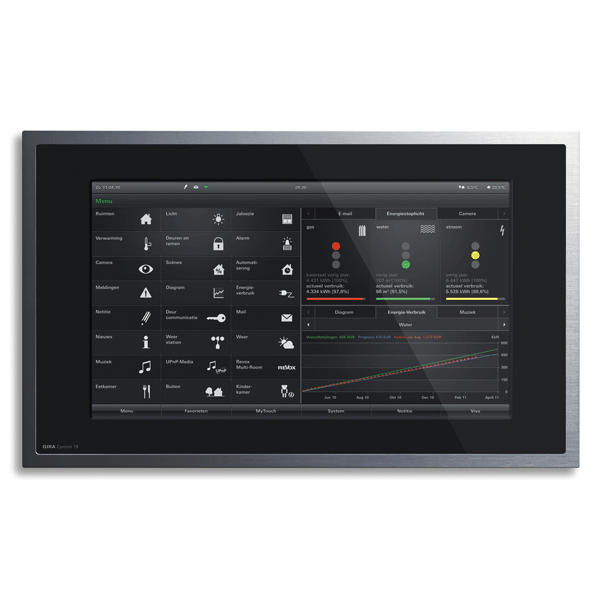 Gira Control 19 client touchpanel