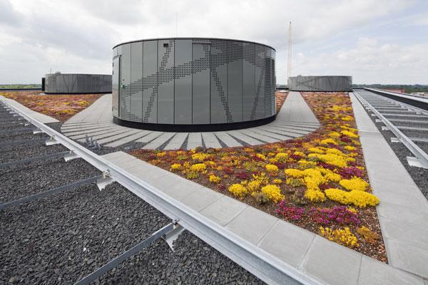 Een GROENDAK of DAKTUIN van Leven op Daken