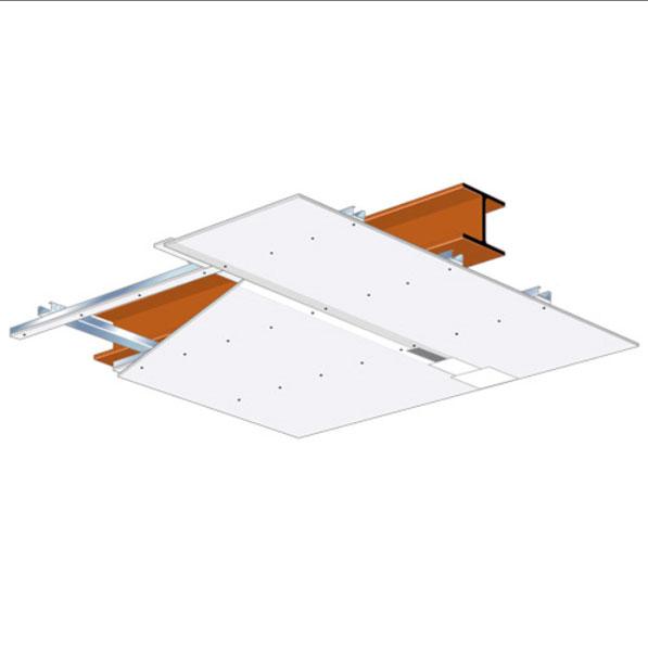 Gyproc Brandwerende Staalbekleding, plafond ter bescherming van staalconstructie