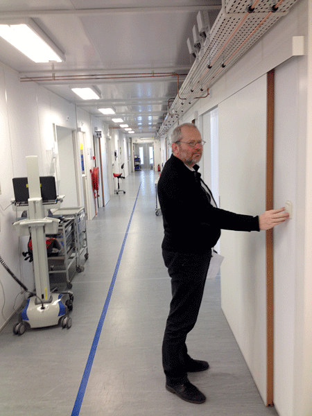Hans Beuving, project manager bij Portakabin Hans Beuving, project manager bij Portakabin