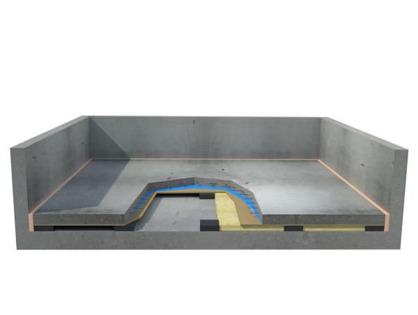 Plaka-dBreak Isofloat akoestische zwevende vloersystemen