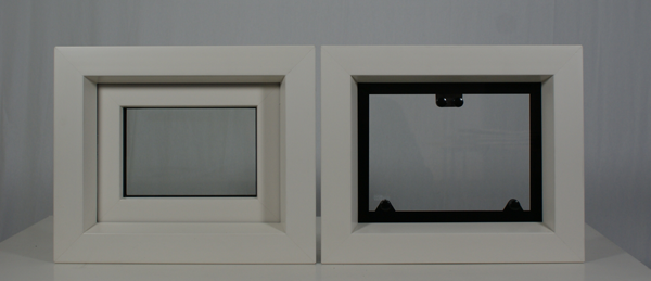 Profine K-Vision kunststofkozijn rechts met BUVA hardglas Profine K-Vision kunststofkozijn rechts met BUVA hardglas
