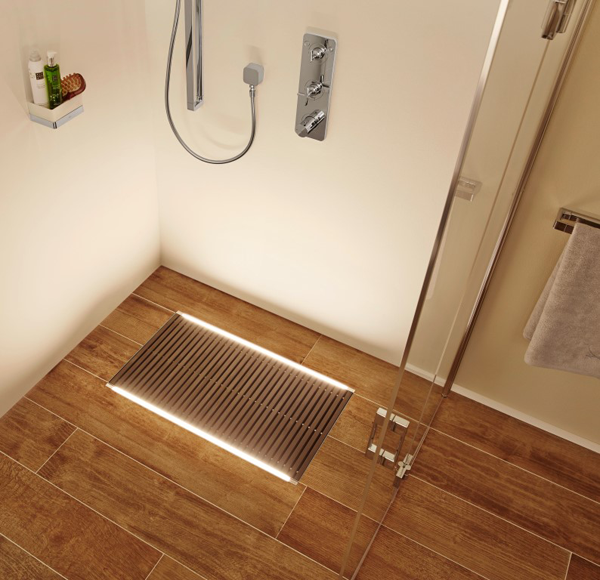 ACO ShowerDrain Walk-in met led-verlichting