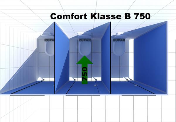 Kupan toiletcabines b750