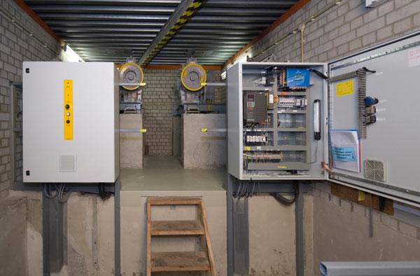 Machinekamer na renovatie Machinekamer na renovatie