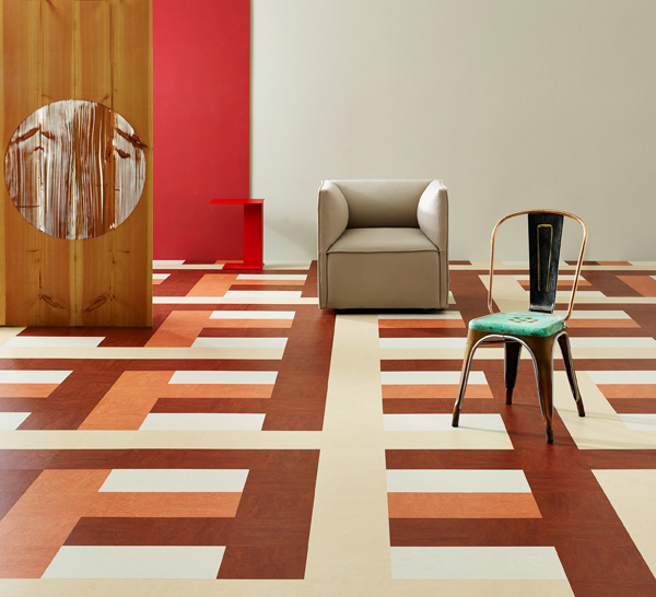 Lex Potts Marmoleum Modular vloer voor Forbo Flooring